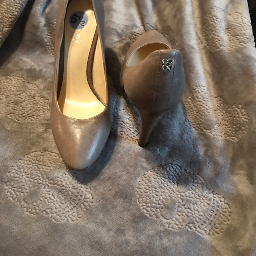 Coach taupe heels